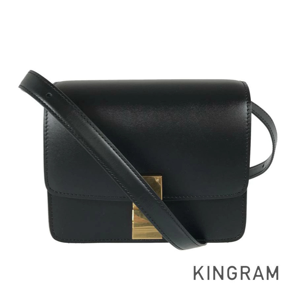 Celine Classic Box Bag black calfskin leather